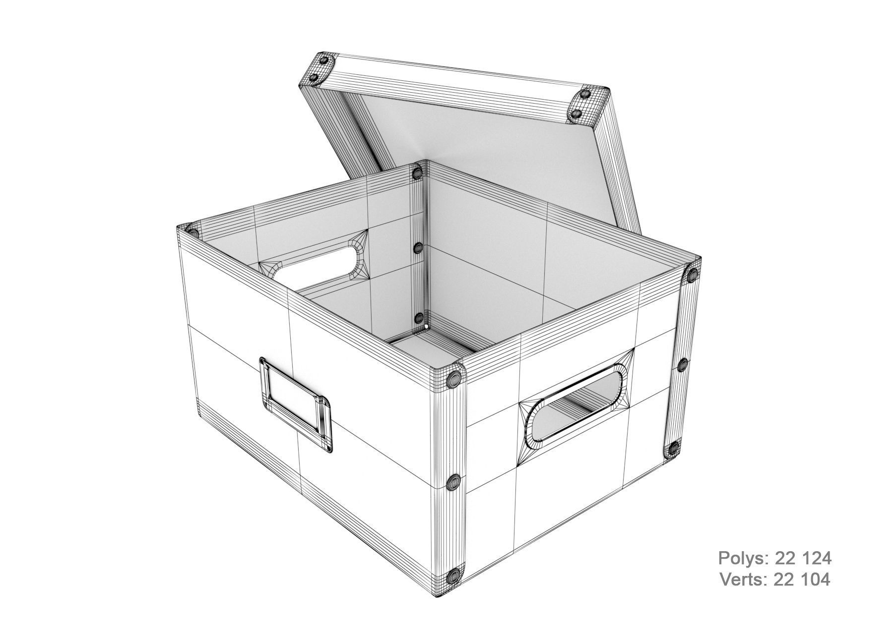 Storage Boxes 3D model_8