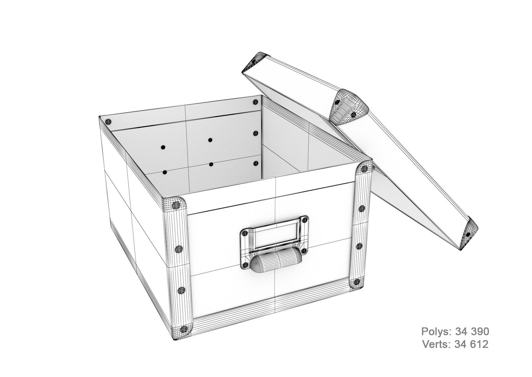 Storage Boxes 3D model_7