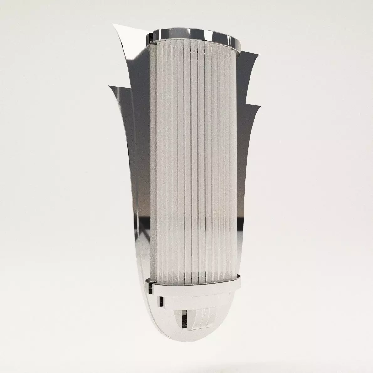 Bracket lamp Strasbourg - Art Deco style 3D model_0