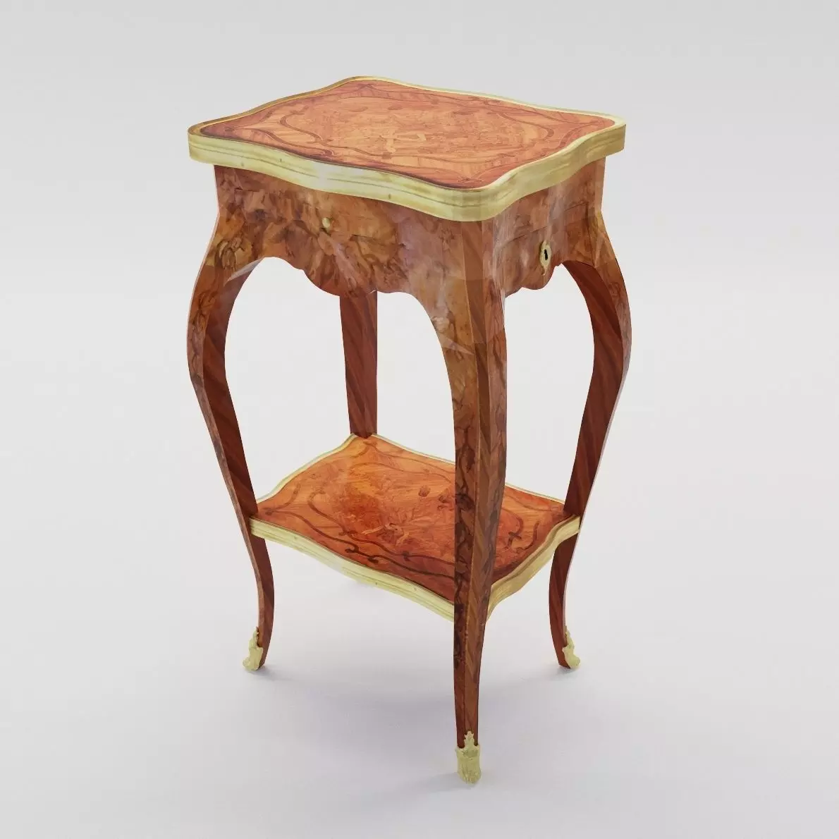 Fine Louis XI table a ecrire - France - Paris 1760 3D model