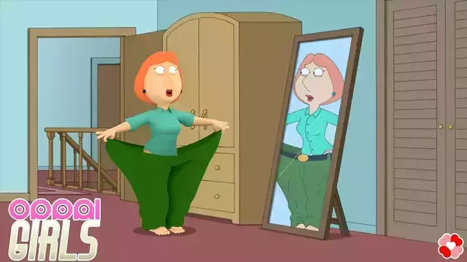 Lois Griffin in 3D 3D model