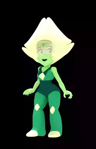 Steven Universe Peridot in 3D 3D model