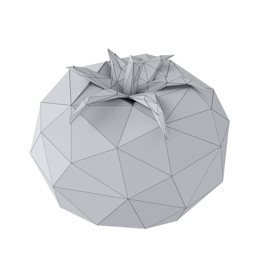 Vegetables Low Poly Low-poly 3D model_9