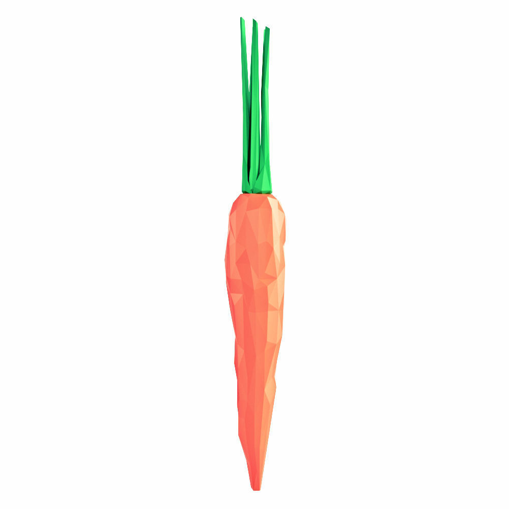 Vegetables Low Poly Low-poly 3D model_6