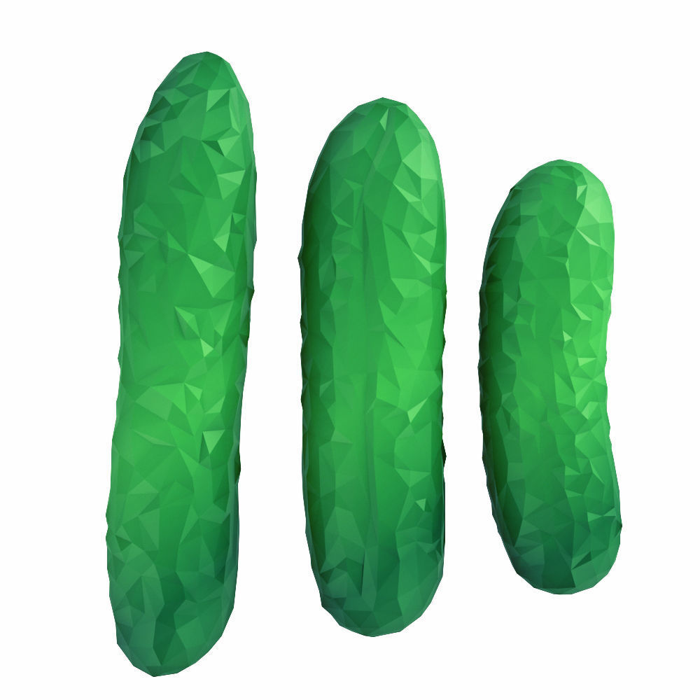 Vegetables Low Poly Low-poly 3D model_2
