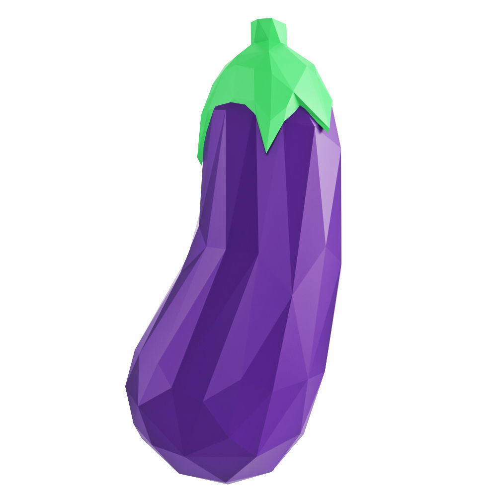 Vegetables Low Poly Low-poly 3D model_3
