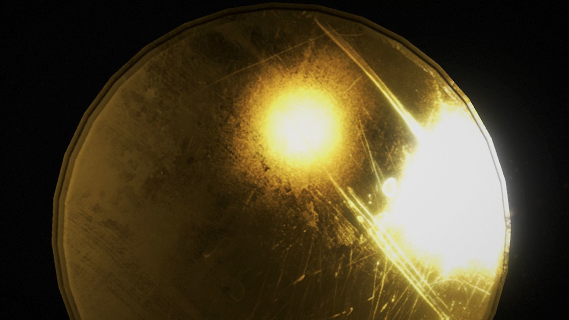 gold top table 3D model_3