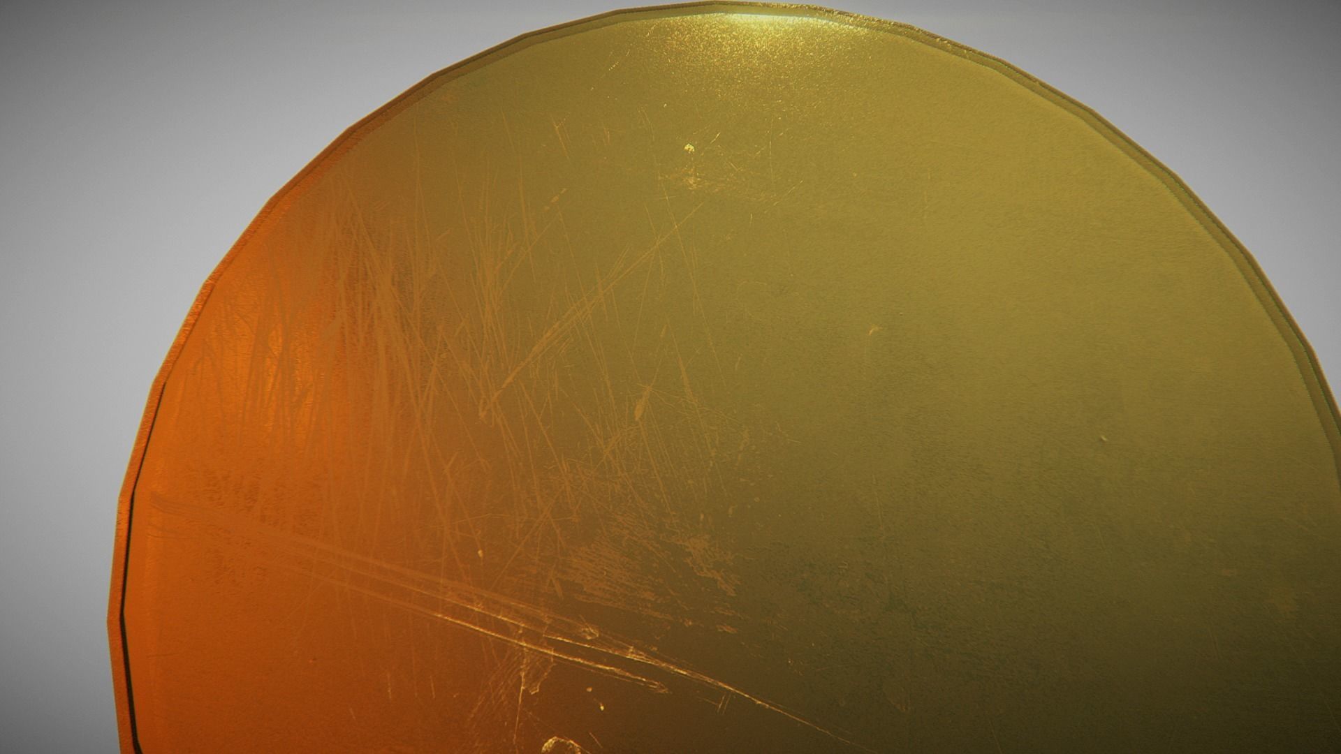 gold top table 3D model_9