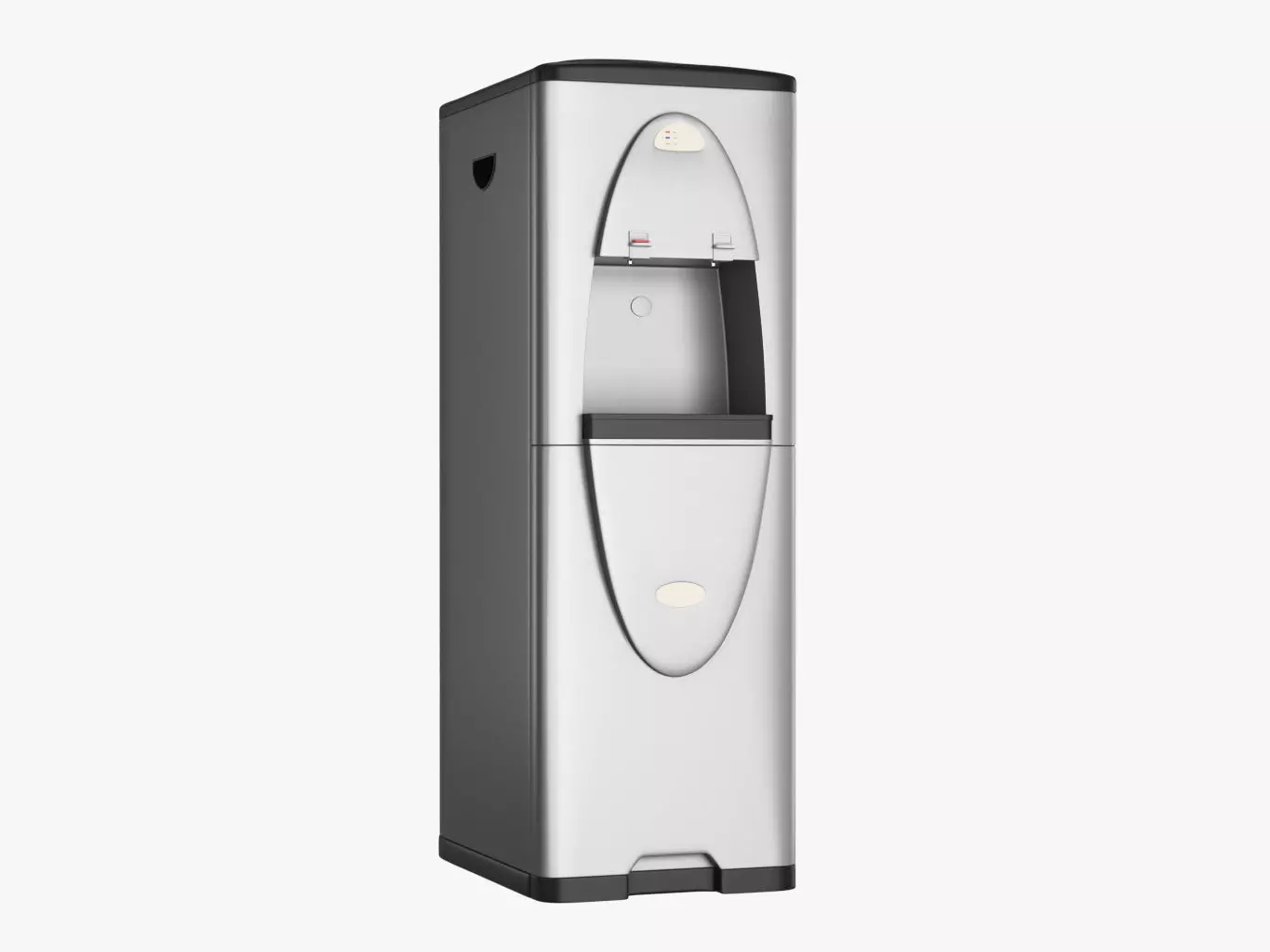 Global Water Hot and Cold Bottleless Water Cooler 3D model_0