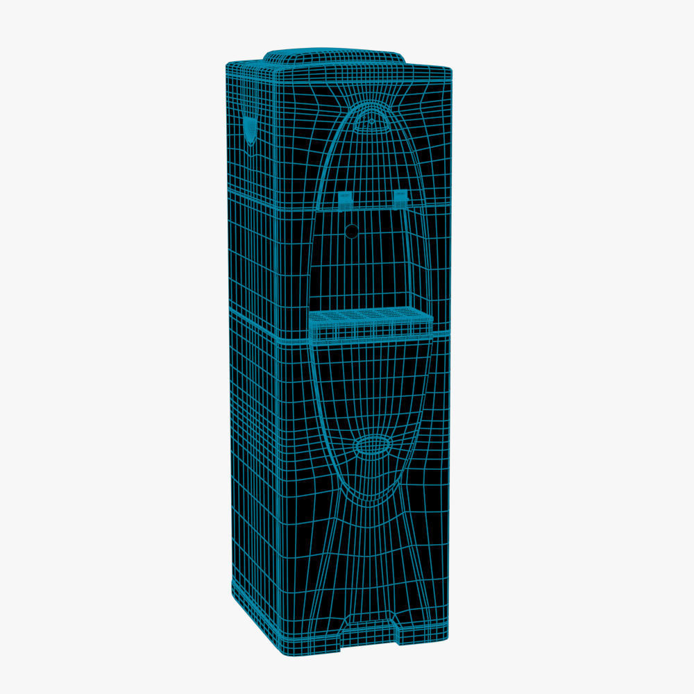 Global Water Hot and Cold Bottleless Water Cooler 3D model_3