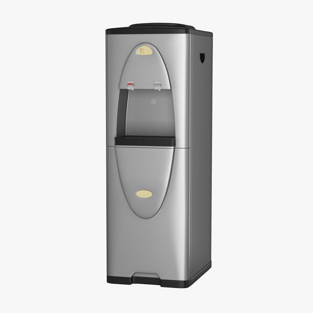 Global Water Hot and Cold Bottleless Water Cooler 3D model_2