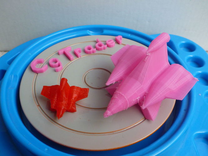 Rocket CGtrader Squared AAA 3D print model