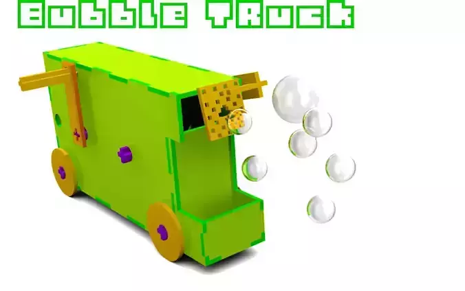 Bubble Truck Free 3D model