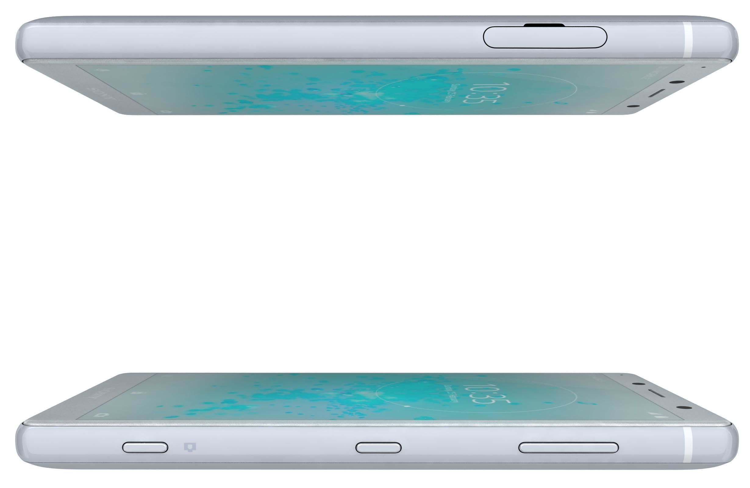 Sony Xperia XZ2 Compact White Silver 3D model_3