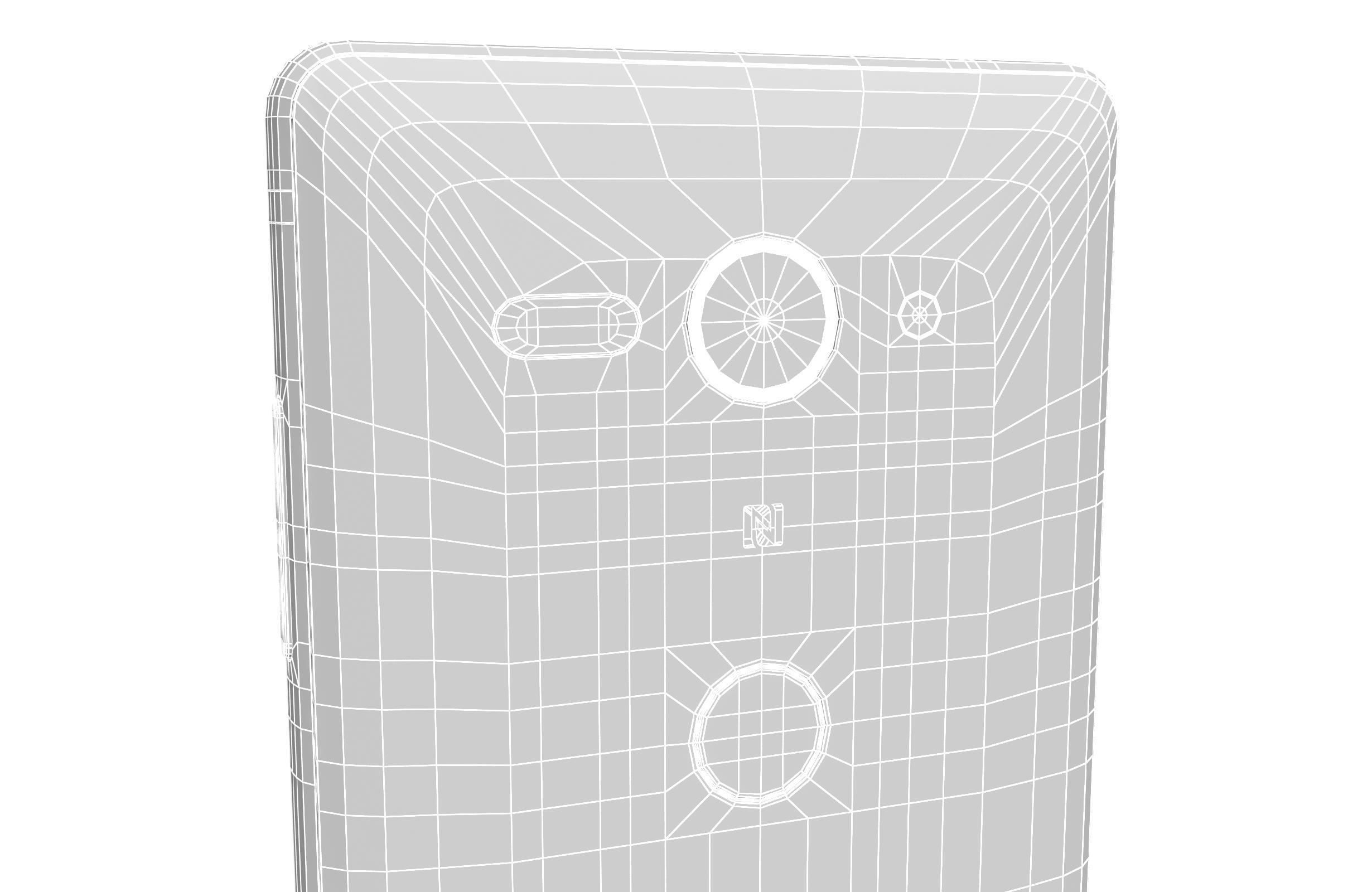 Sony Xperia XZ2 Compact White Silver 3D model_14