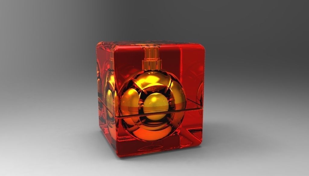 Perfume Bottle 3D model_2