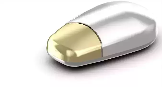 One Button Mouse Free 3D model