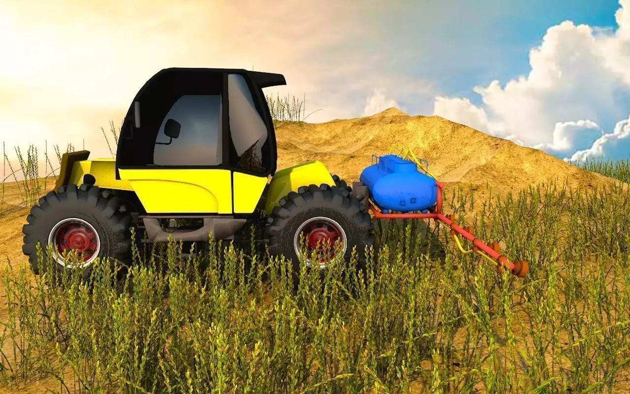 Agricultural Tractor Free 3D model