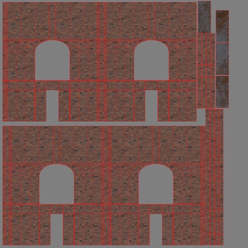 Old Brick Warehouse Interior 3D model_7