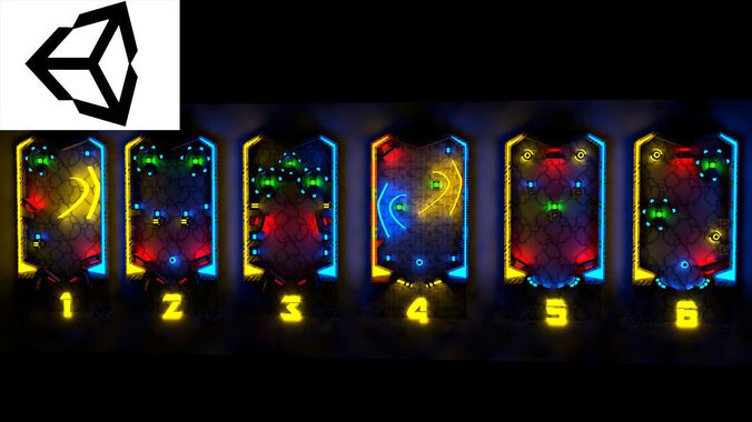 PinBall PlayMaker Low-poly 3D model