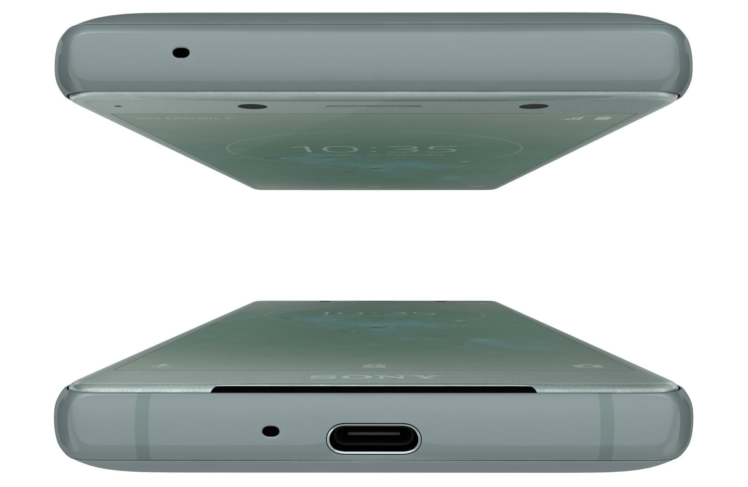 Sony Xperia XZ2 Compact Moss Green 3D model_3