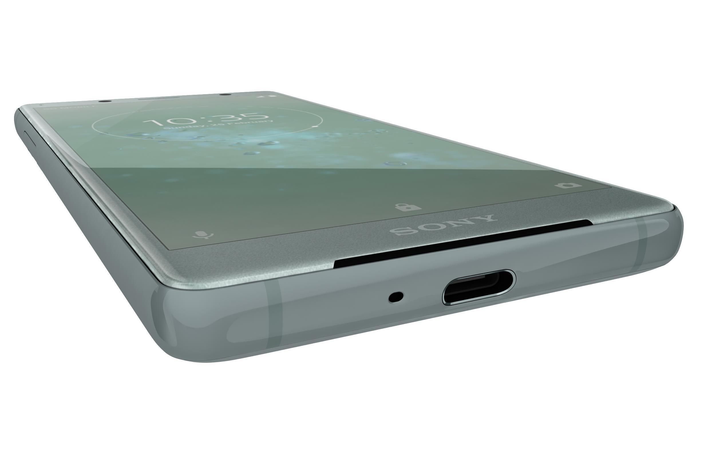 Sony Xperia XZ2 Compact Moss Green 3D model_7