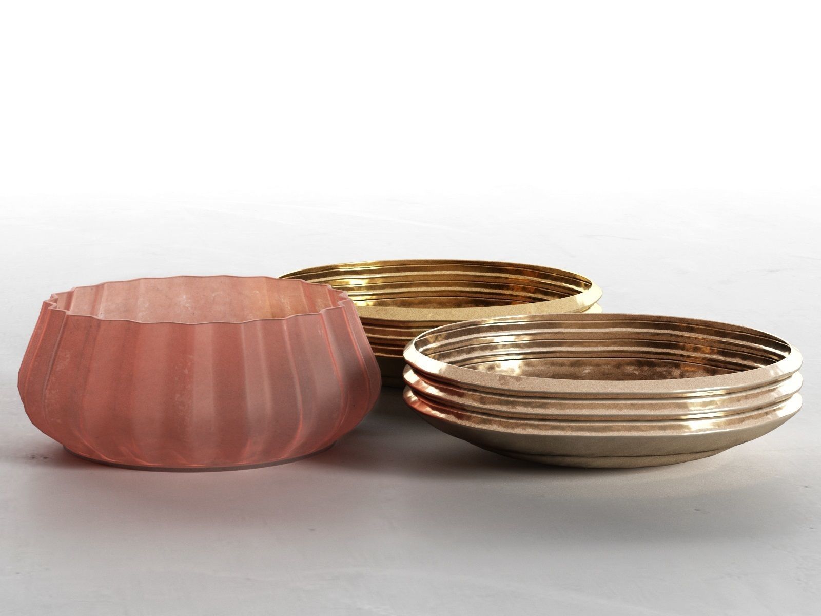 Vase Set 10 3D model_1