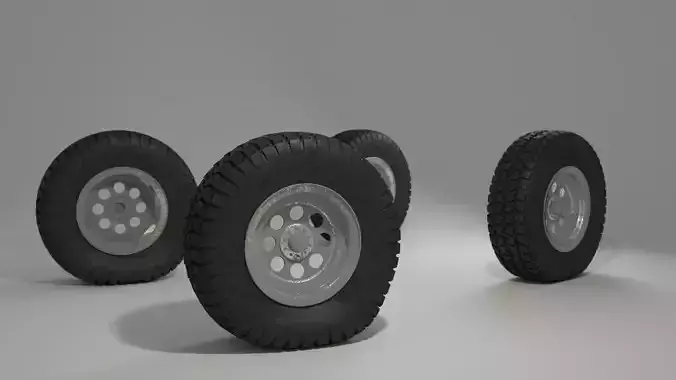 Wheel Rig 3D model