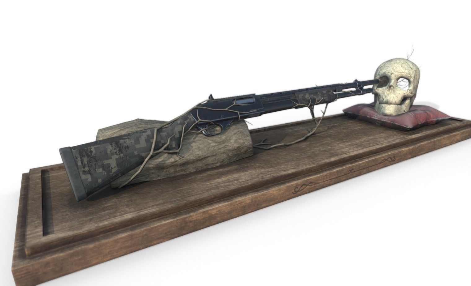 Decorative Weapon - Humanity And Its Values Free 3D model_1