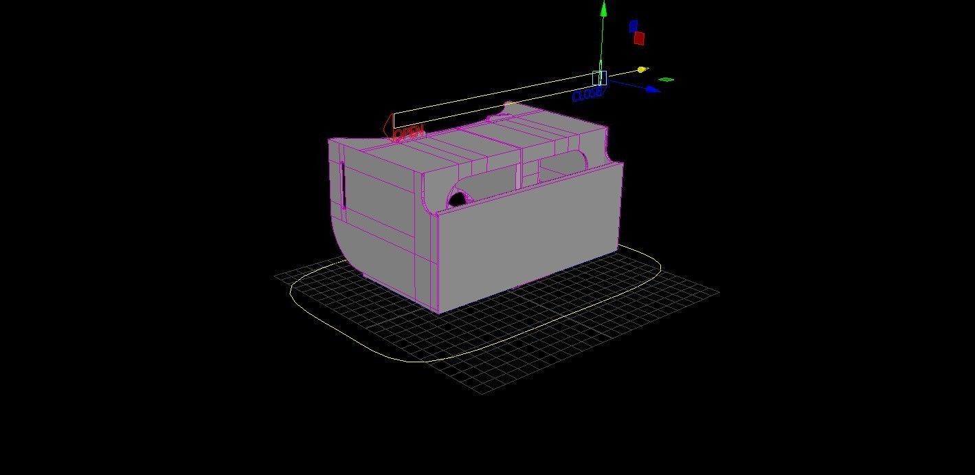 Cardboard VR headset - Rigged - Animated - Textured Low-poly 3D model_18
