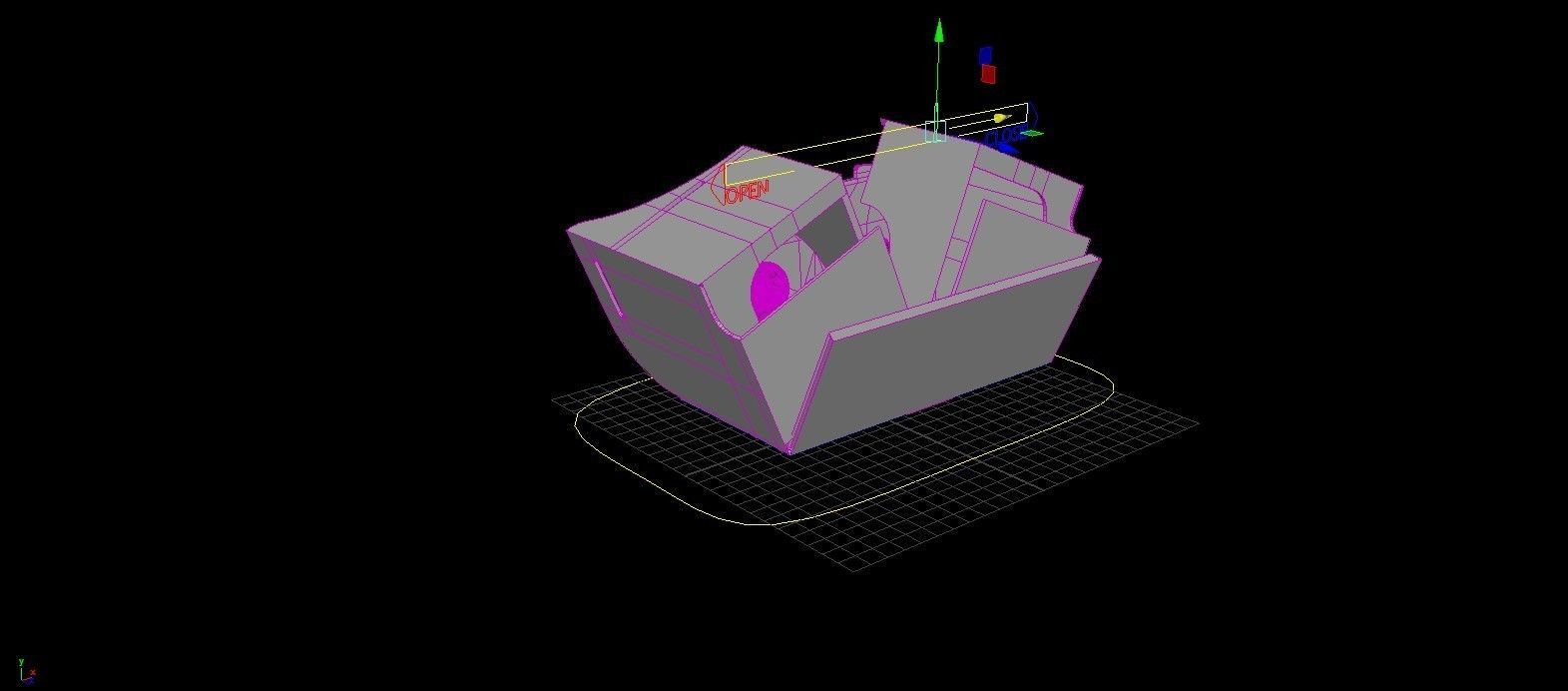 Cardboard VR headset - Rigged - Animated - Textured Low-poly 3D model_17