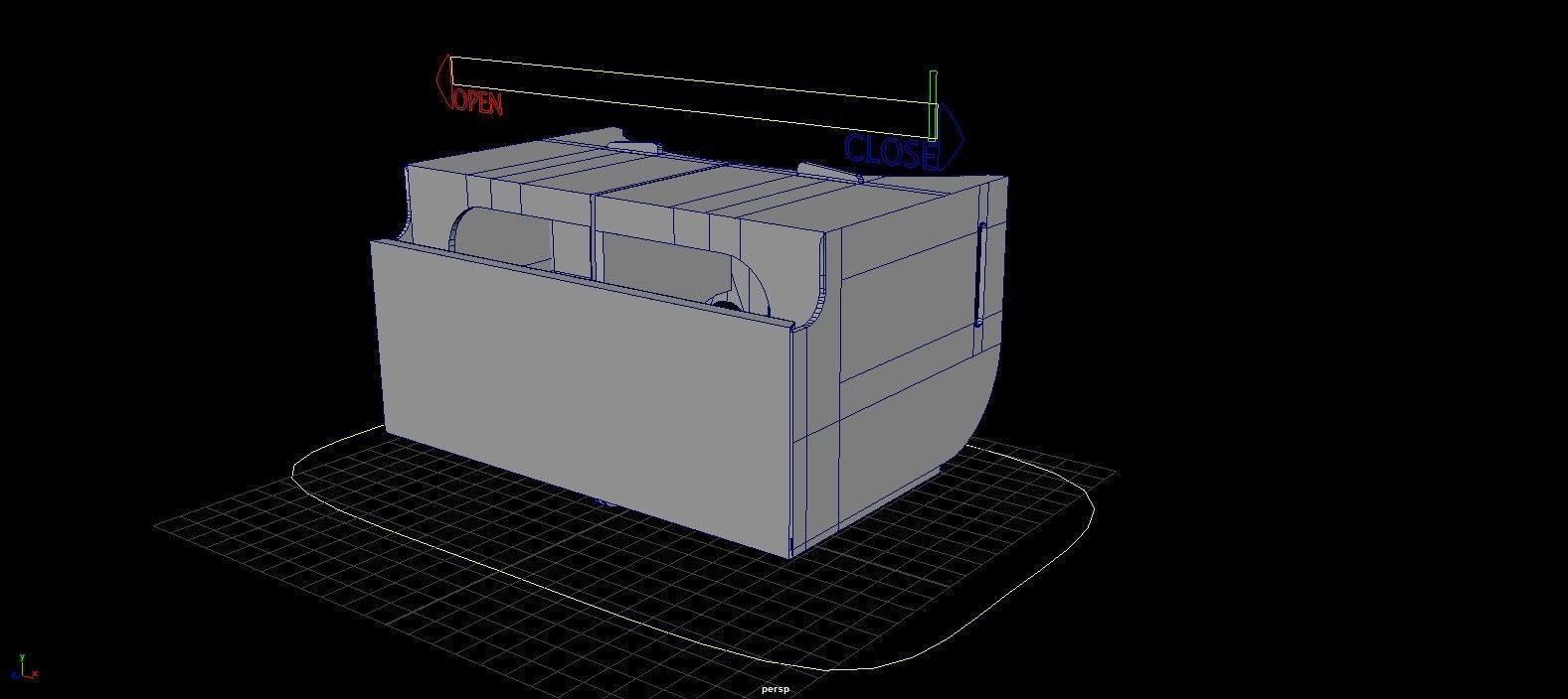 Cardboard VR headset - Rigged - Animated - Textured Low-poly 3D model_9