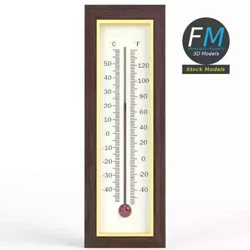 Wall thermometer