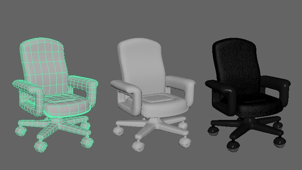 Call Center Station - Office Low-poly 3D model_8