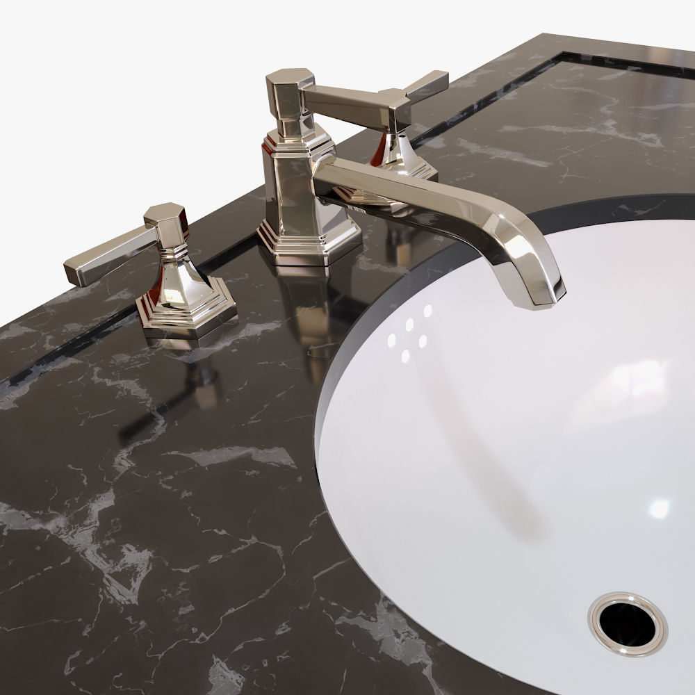 Kallista - For Town by Michael S Smith Console Table 3D model_2