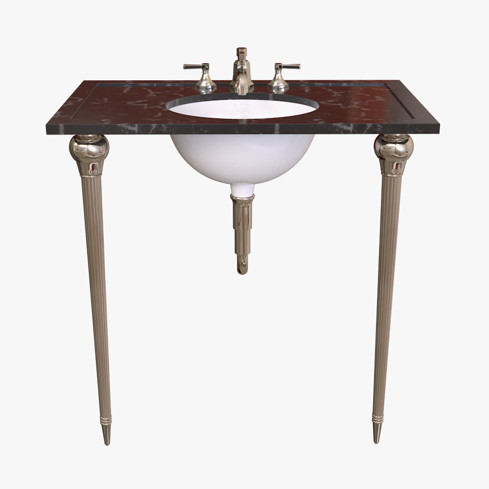 Kallista - For Town by Michael S Smith Console Table 3D model_1