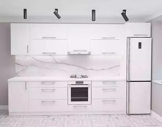 WHITE KITCHEN 3D model