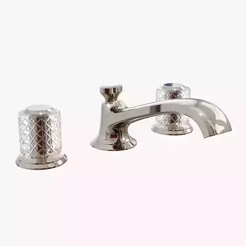 Kallista - Script Sink Faucet Low Spout Saint-Louis Crystal