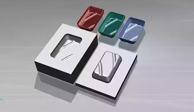 mold design  plastic Core  cavity - by nx6 3D model