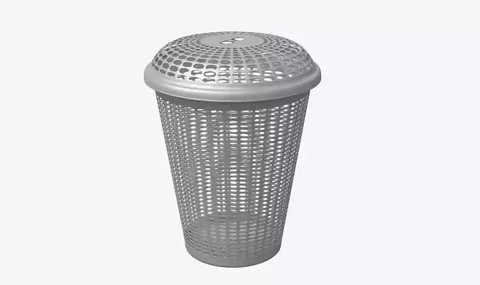 Laundry Basket V1 Low-poly 3D model