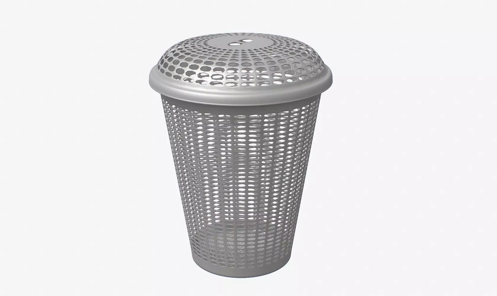 Laundry Basket V1 Low-poly 3D model_0