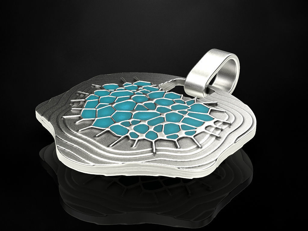 Pendant Stack From Altered Carbon 3D print model_2