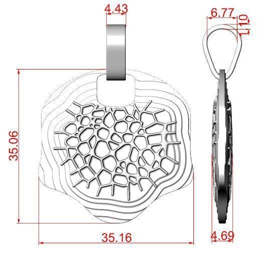 Pendant Stack From Altered Carbon 3D print model_4