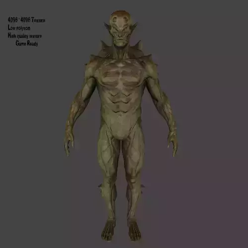 monster body of zombie