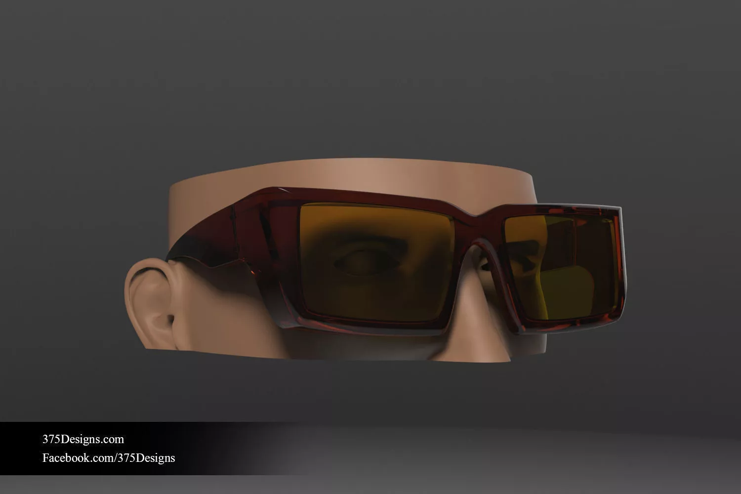 375 Designs Protective Sunglasses for Children Free 3D model