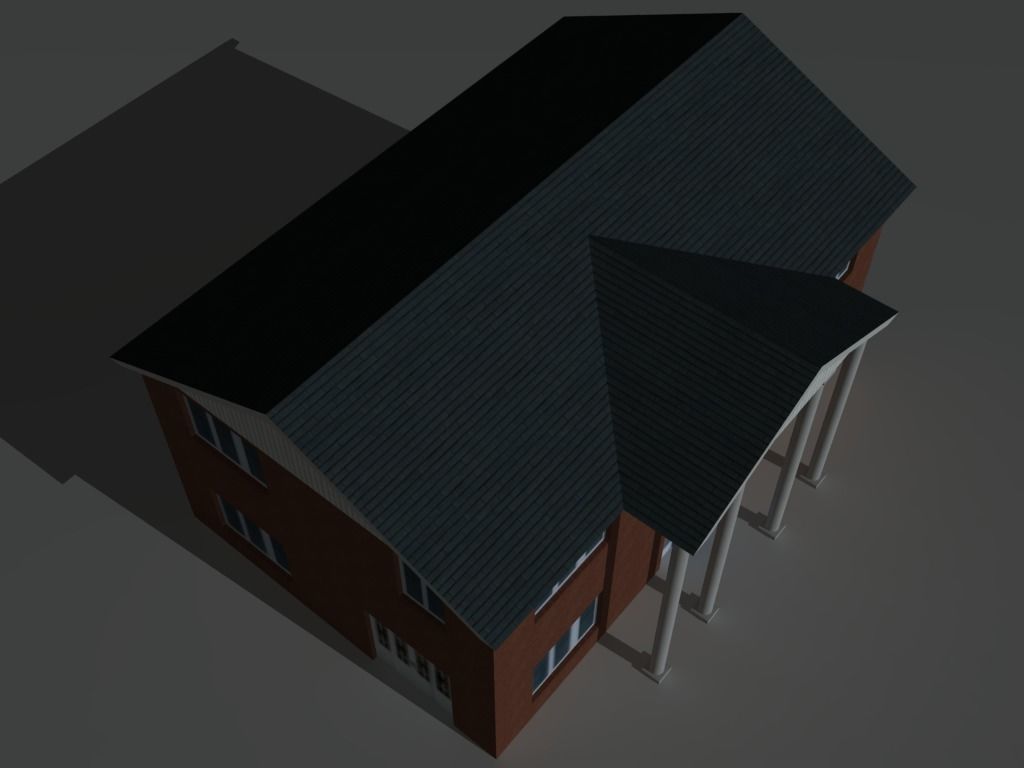 House Collection Set 2 Low-poly 3D model_20