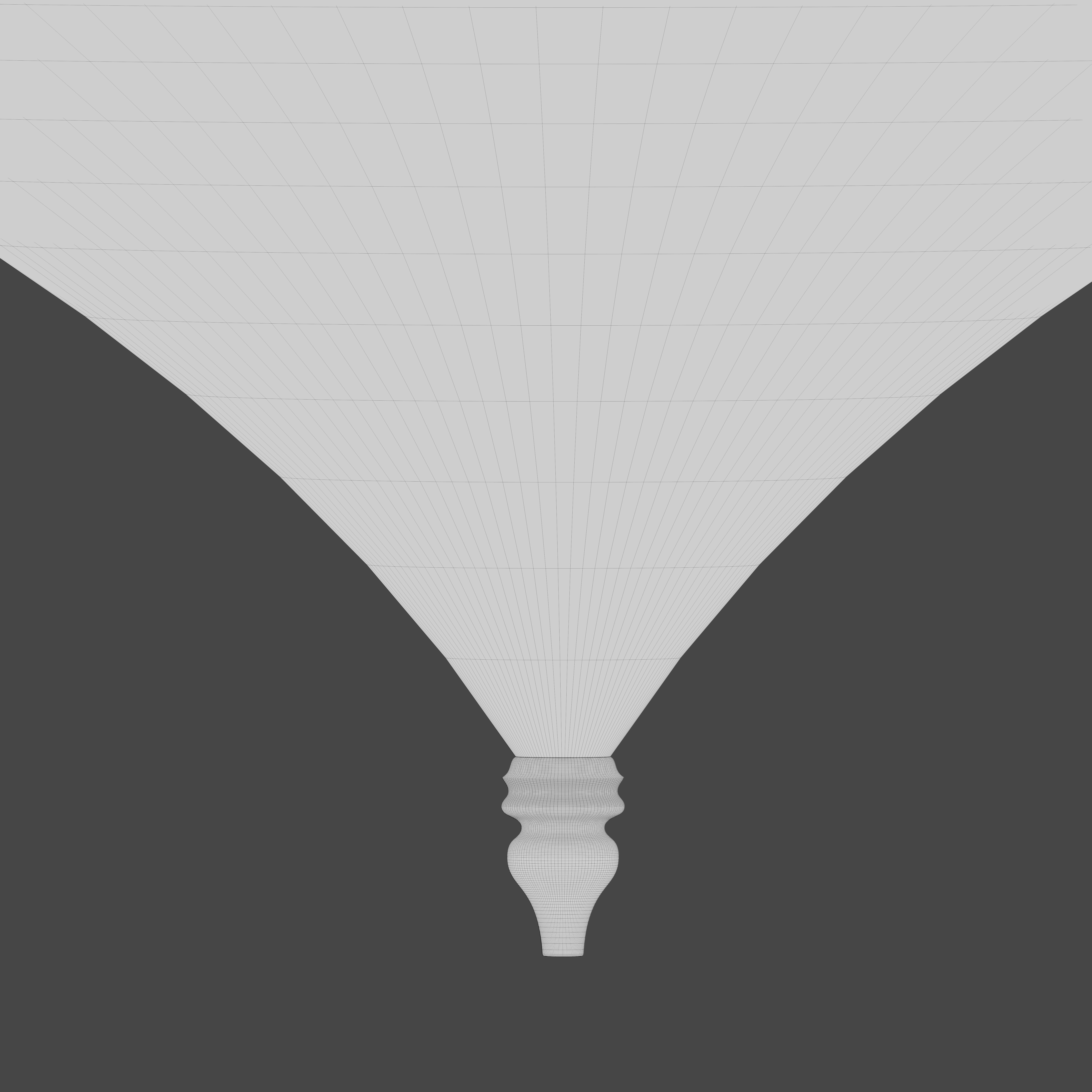 Moroccan Metal Hanging Lantern 3D model_7