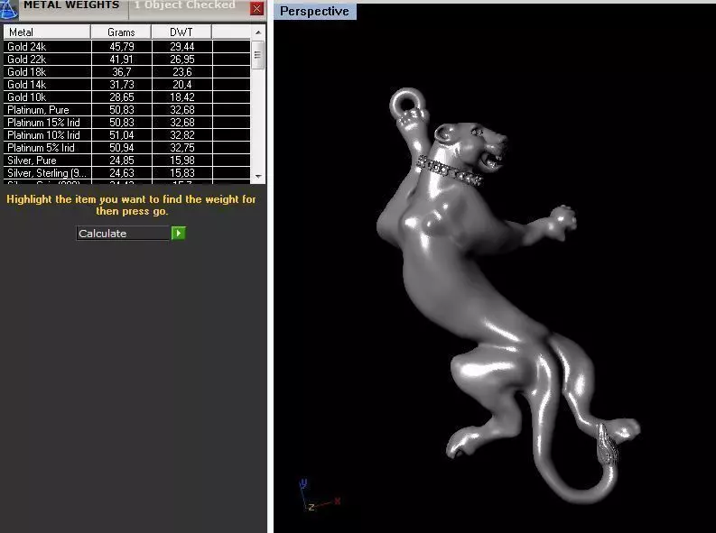 pendant lioness Free 3D print model