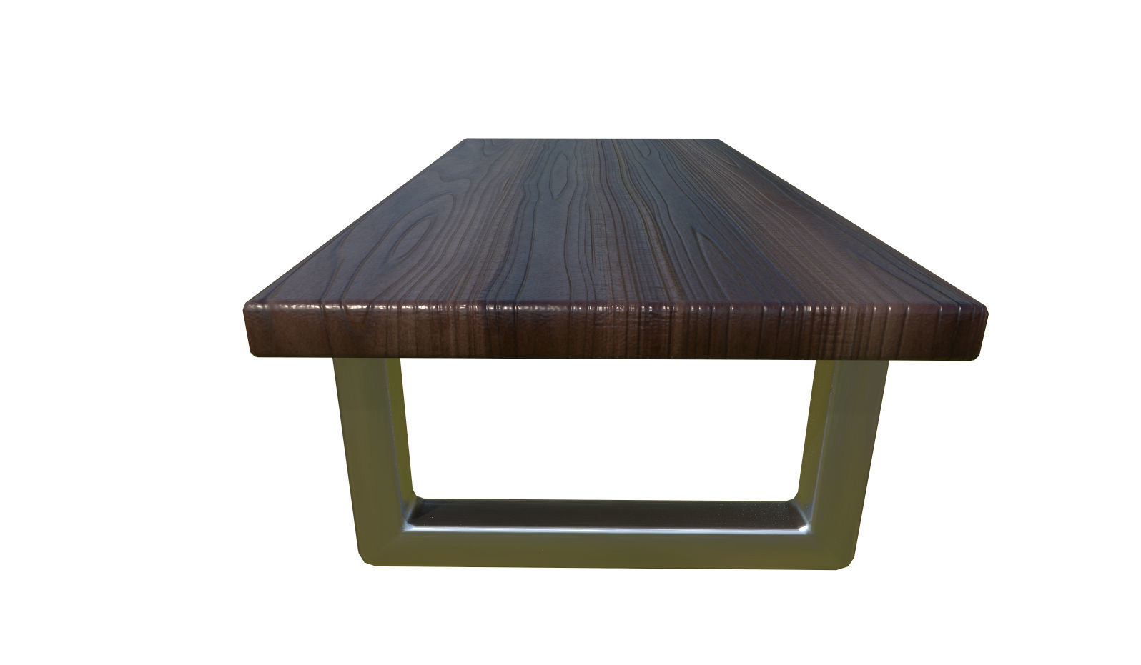Modern Coffee Table Low-poly 3D model_5