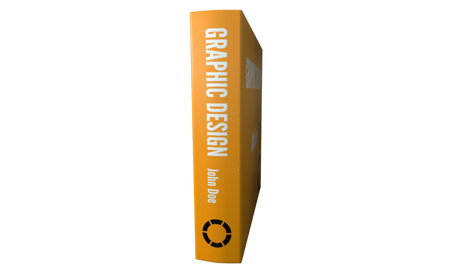 Basic Book Low-poly 3D model_2